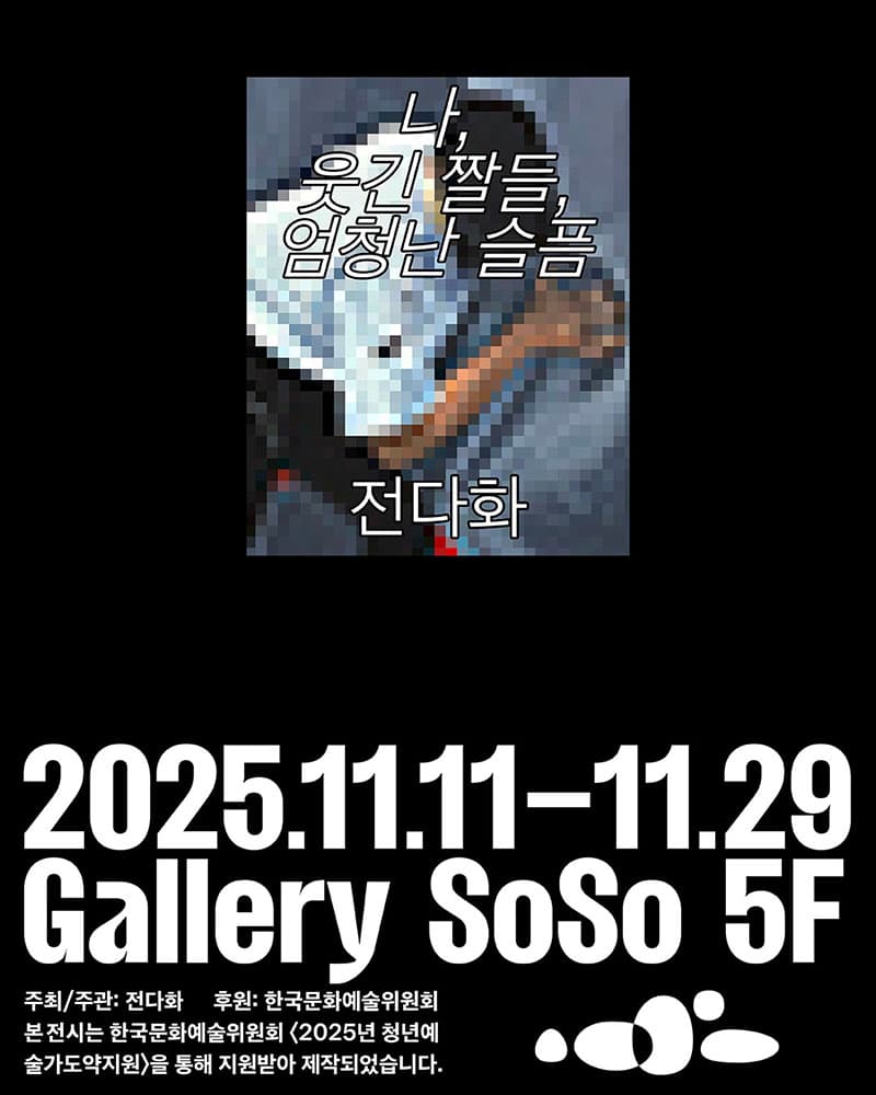전다화 개인전: 나, 웃긴 짤들, 엄청난 슬픔 1