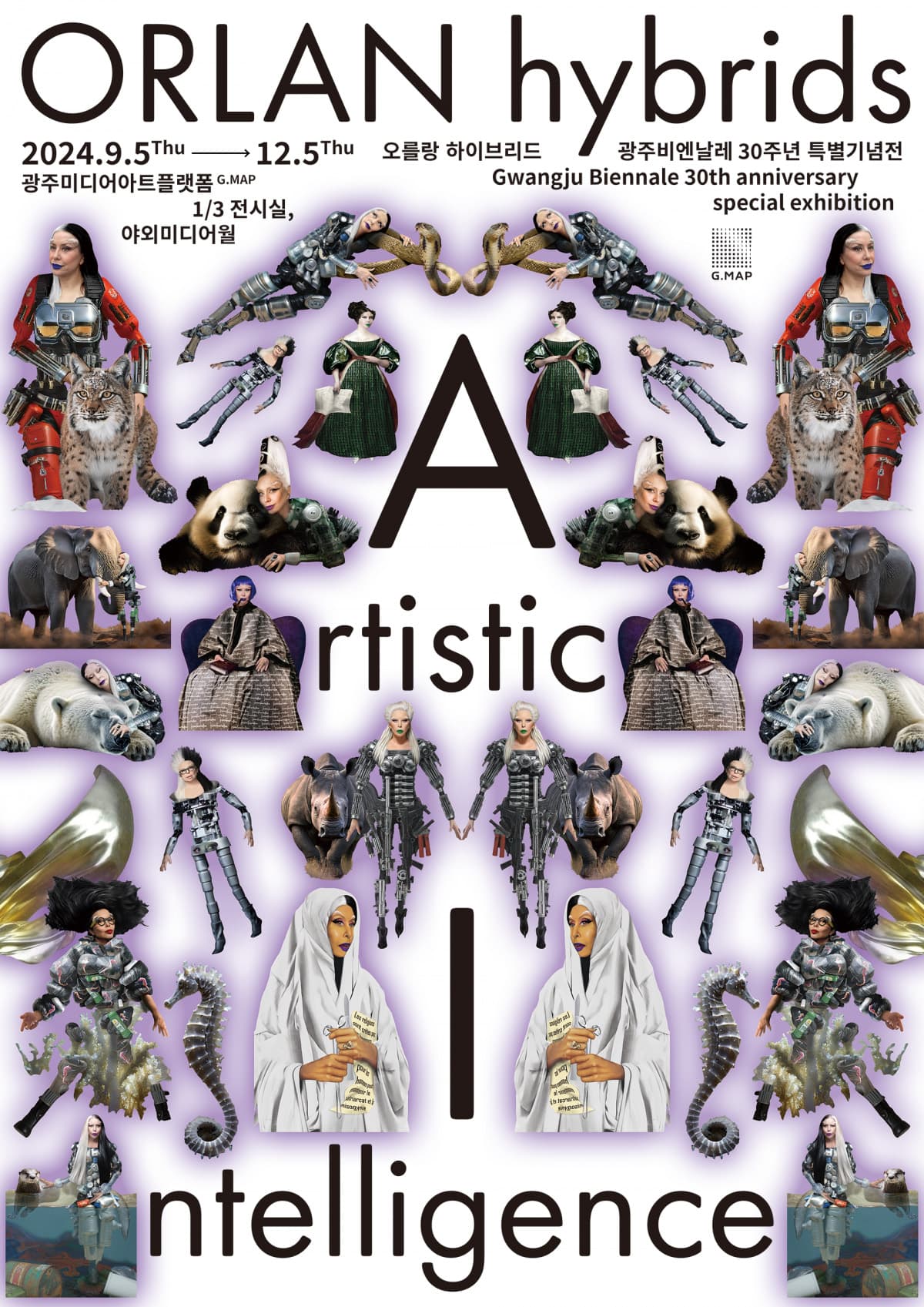 ORLAN hybrids: A.rtistic I.ntelligence 1