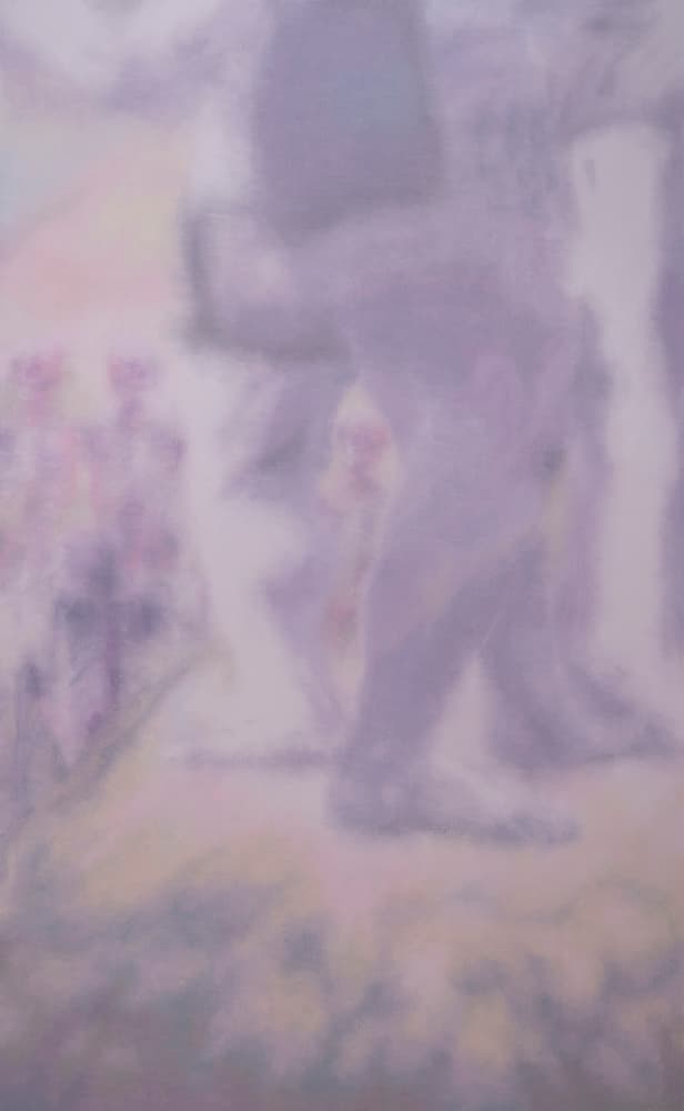 임노식, Ancestral Graveyard - Landscape 20 oil on canvas, 190x117cm 2025