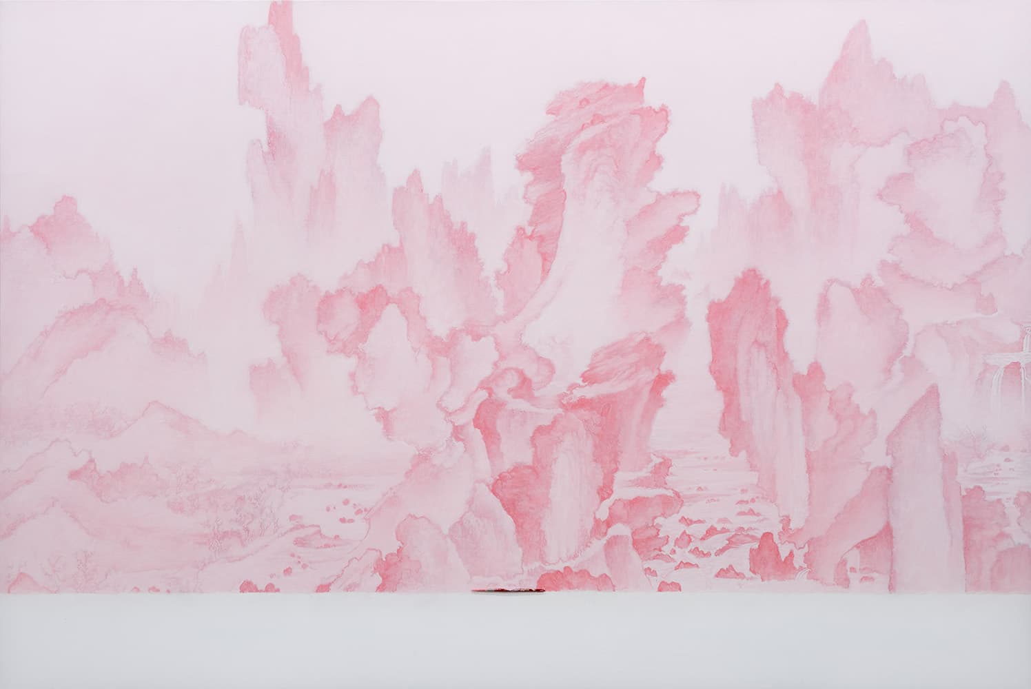 Reproduction of Time-Dreaming, 2026, Acrylic on canvas & object, 193.9x130.3cm
