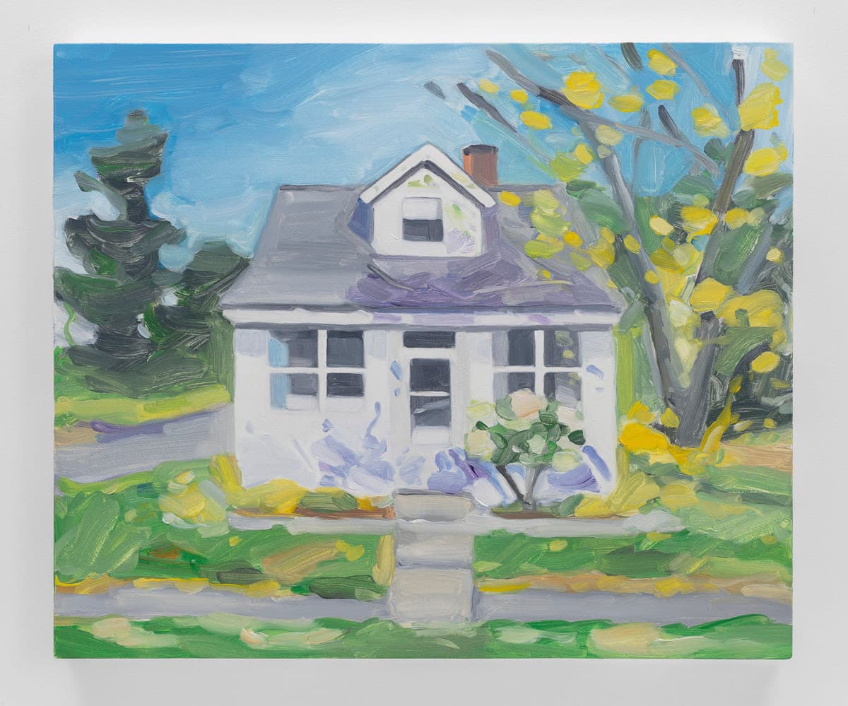 모린 갈라스(Maureen Gallace) 〈April〉 2025 Oil on panel 25.4 x 30.5 cm © Maureen Gallace Courtesy of the artist and Gladstone