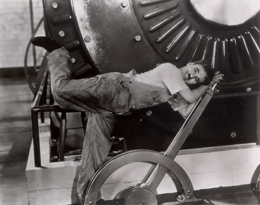 모던 타임즈 (Modern Times), 찰리 채플린, 1936, 89min