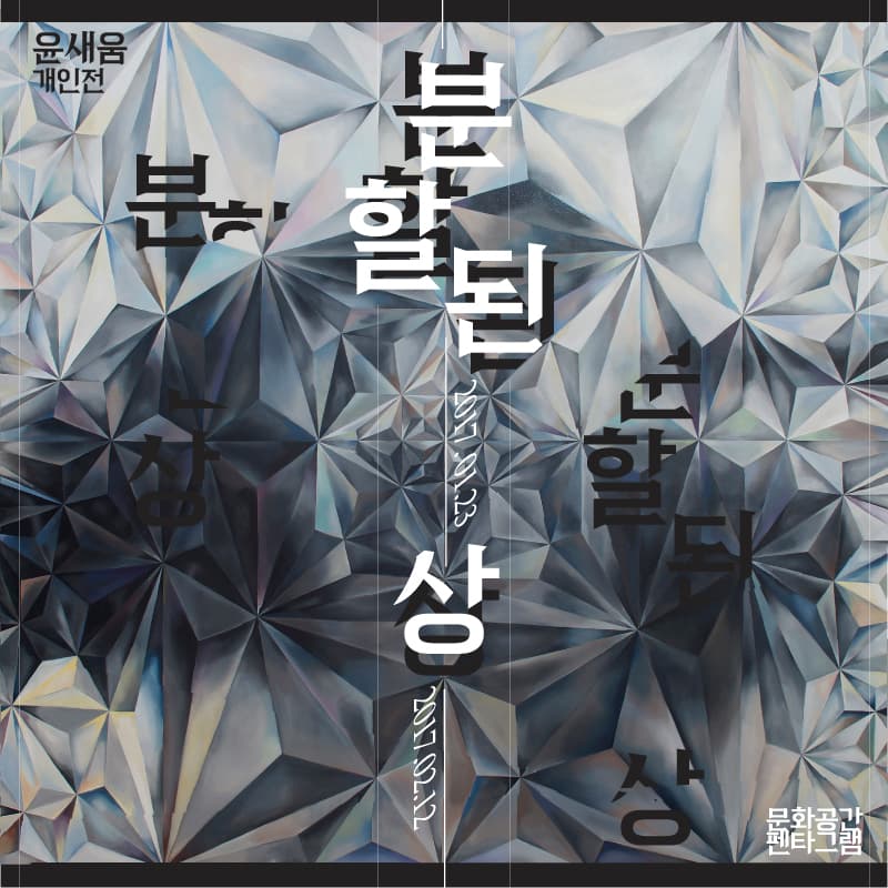 윤새움 개인전 : 분활된 상 1