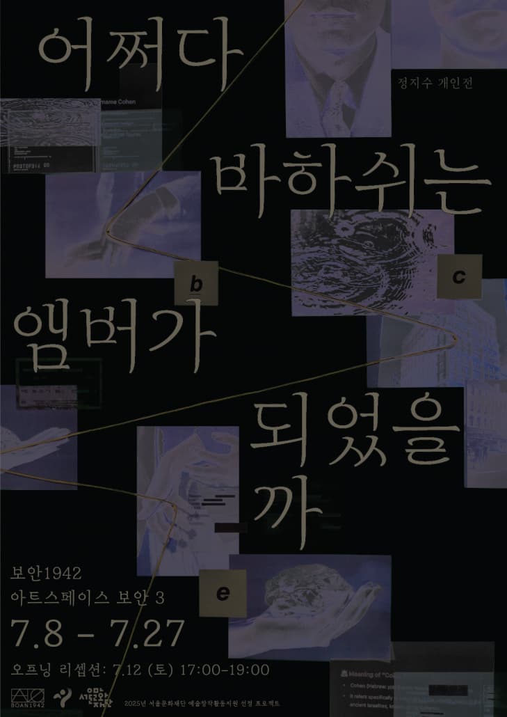 정지수 개인전: 어쩌다 바하쉬는 앰버가 되었을까? Jason Chung: How Did Bahash Become Amber? 1