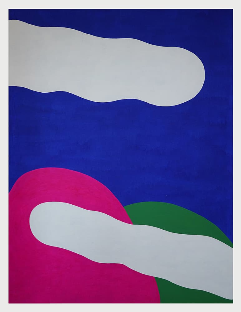이미연 Clouds on Calanda #03 2023 Acrylic on canvas 148x113cm