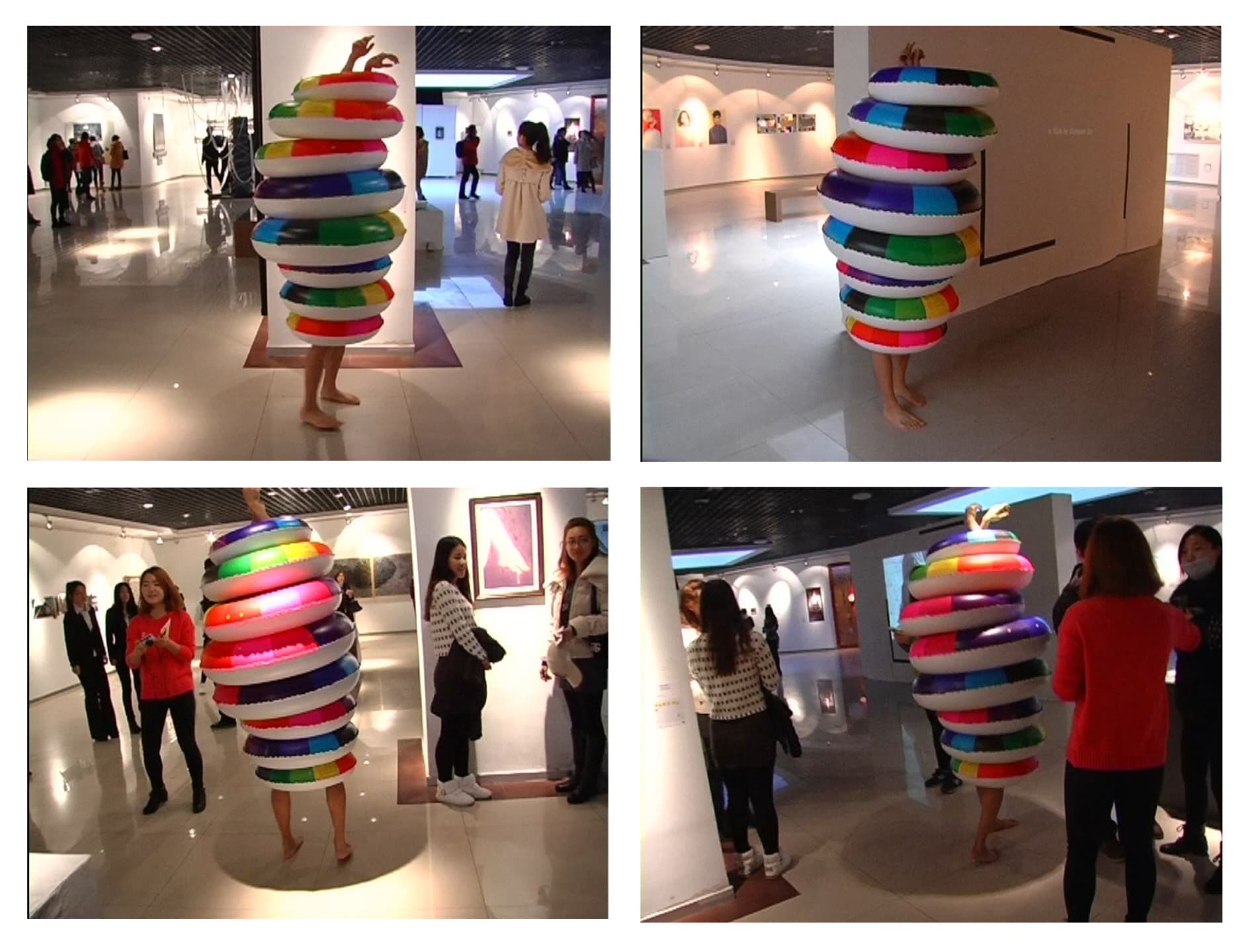 황호빈_Tube Suit_튜브_퍼포먼스, 비디오 아카이브_가변크기_2014