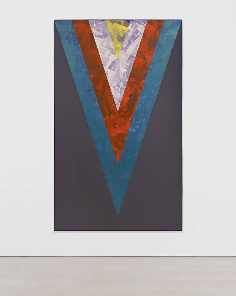 Kenneth Noland, Profile, 1985, acrylic on canvas, 289.6 × 175.3 cm © The Kenneth Noland Foundation / Artists Rights Society (ARS), New York