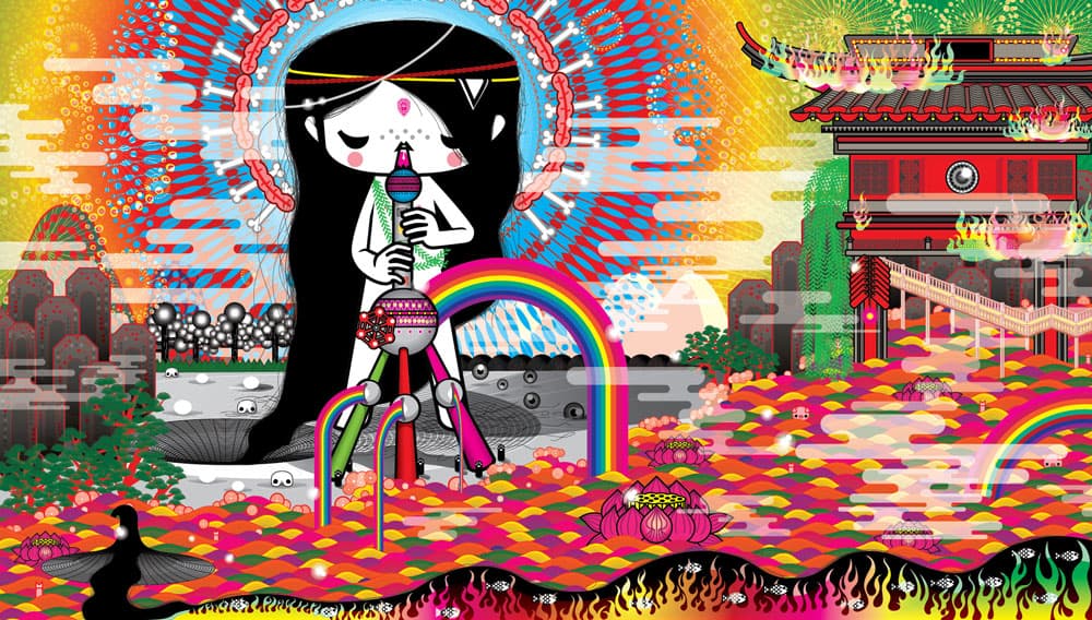 시발의 이브 II_300X170cm_캔버스에 디지털프린트_2015