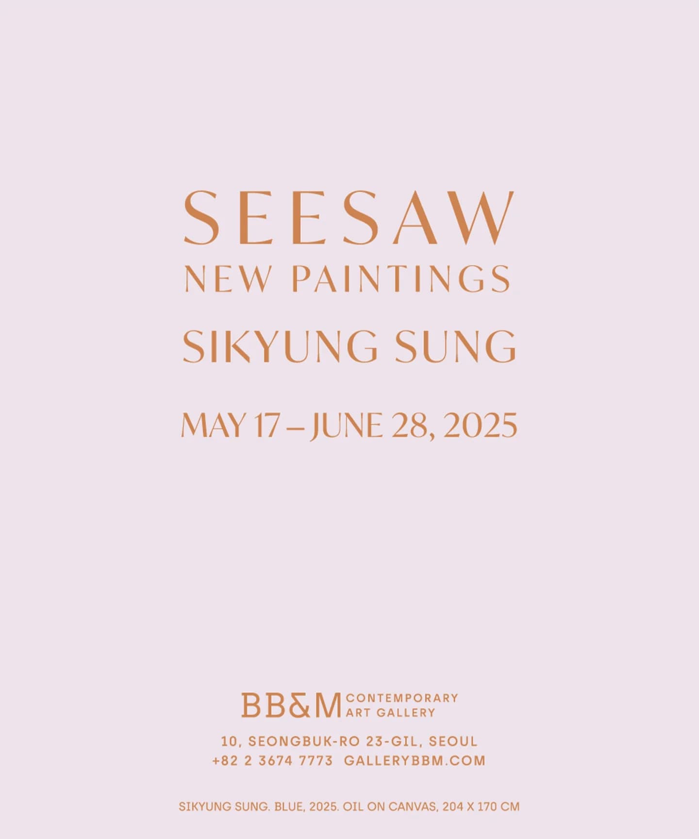 성시경 개인전: 시소 Sikyung Sung: See Saw 1