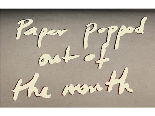 불쑥 뱉어낸 종이엔 The paper popped out of the mouth 1