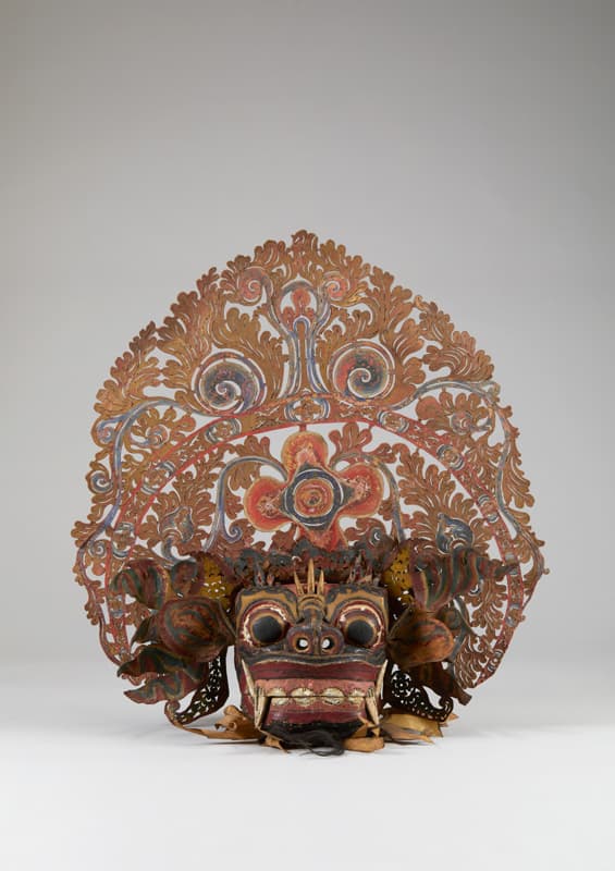 바롱 가면 Barong Mask 19세기 후반~20세기 전반, 발리 ⓒ 국립아시아문화전당