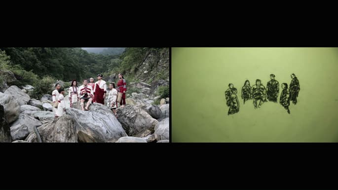 토마소 무찌 Tomasso Muzzi_K-Fragment_단채널 비디오, 혼합매체_가변크기, 2분3초_2018