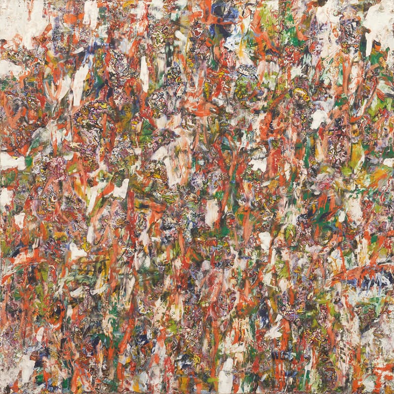 El Ayer Se Fue, 2019 Oil on canvas 152.4 x 152.4 cm (60 x 60 in)  © Oliver Arms