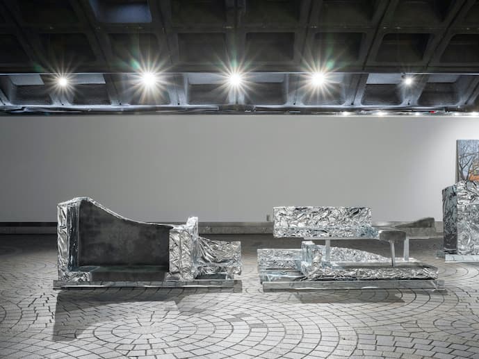 정유진, “넌 어딜가도 변칙점이야,” 400 x 360 x 120 (cm), 혼합 재료, 2023