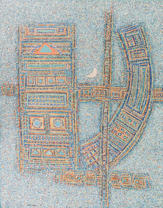 이성자, 오작교, 1965, Oil on canvas, 146x114cm