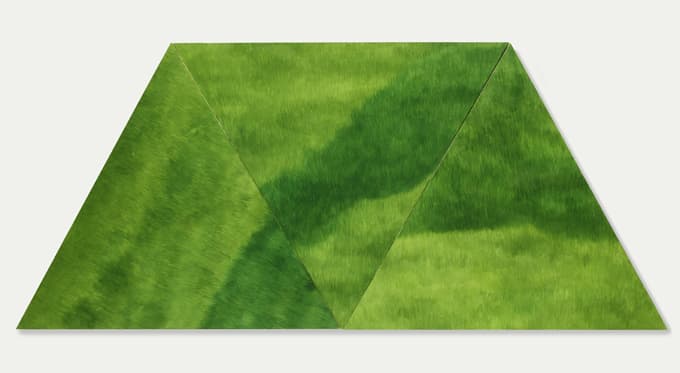 보통의 풀 1 장지에 채색 78.5×225cm 2016