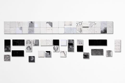 Akia Matsuda_일기, 종이에 목탄,  2016