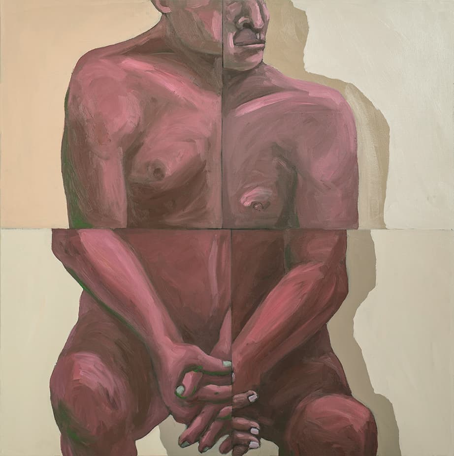 #2,100x100cm,Acrylic on canvas,2002