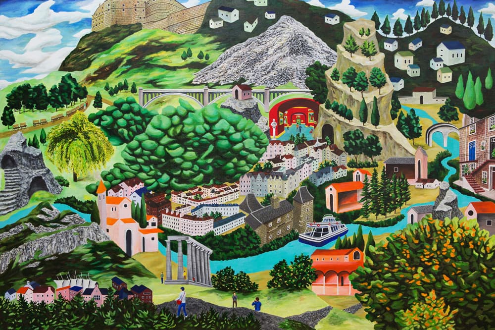김봄, 2209 E_캔버스에 아크릴채색_112×162cm_2016