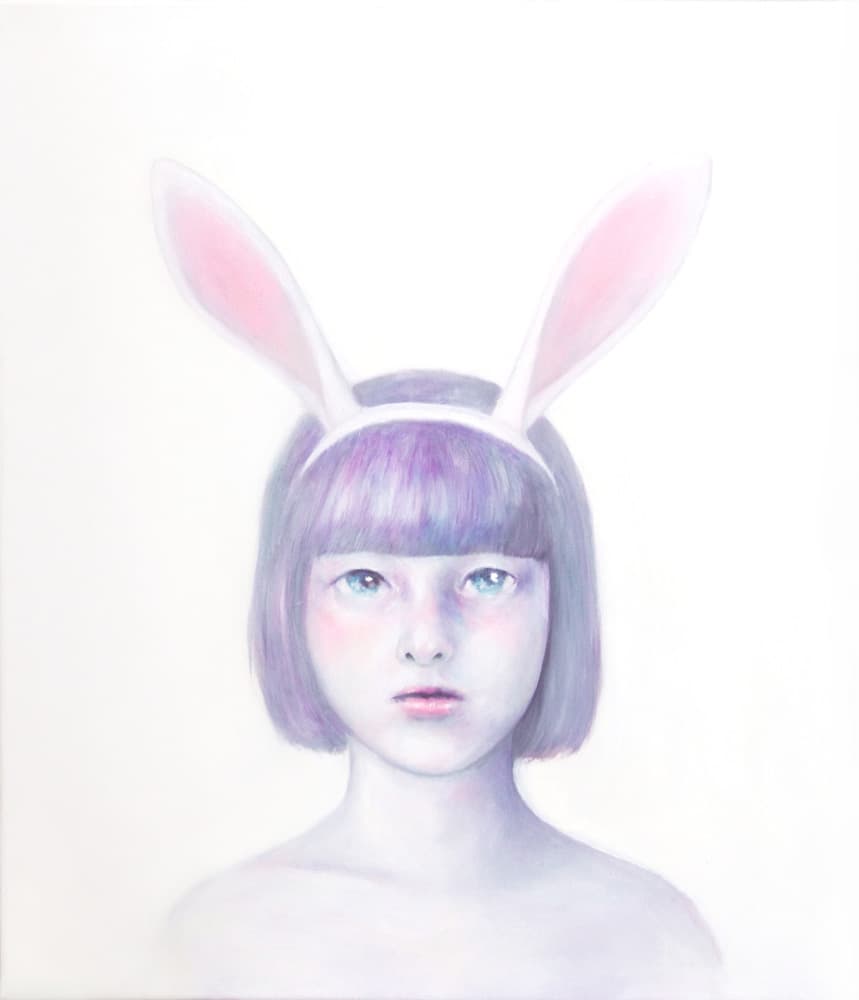 Wintergrün, Rabbit, 2016, Oil on canvas, 53×45cm