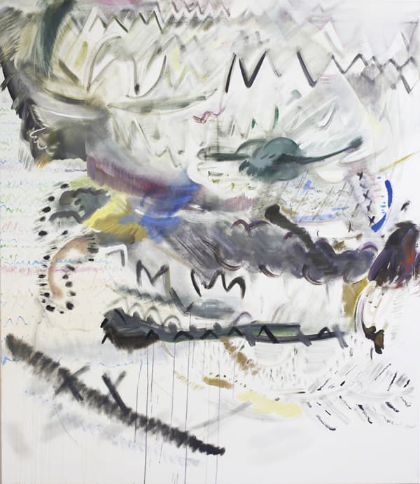 brunch trouble, mixed media on canvas, 150x130cm, 2016