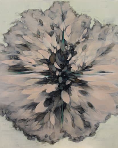 최혜인, 심장_흡수 Heart_absorption , 캔버스에 과슈, 아크릴 Gouache acrylic on canvas , 162x130cm , 2015