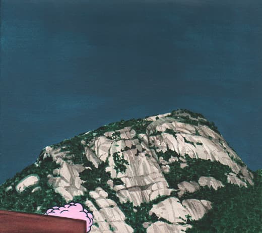 붕붕-인왕산 , , 28X26cm, 2019