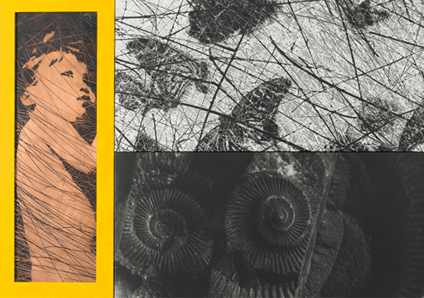 ⓒ김대수, 지혜의 땅, Land of wisdom nlw1996815, Gelatin silver print and photo etching on copperplate, 58.5x82.4cm, 1996