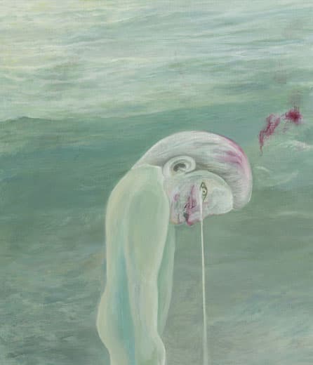 임춘희, 눈물이 뚝뚝, oil on canvas, 53x45.5cm, 2016-2017