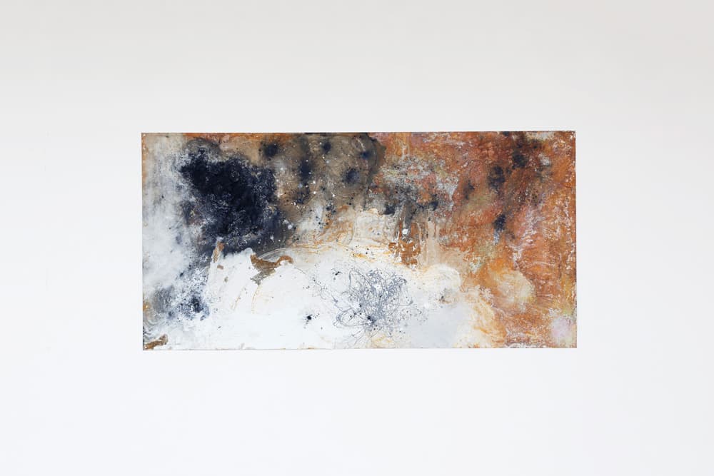 무제  2016  250x122cm  철판, 혼합매체