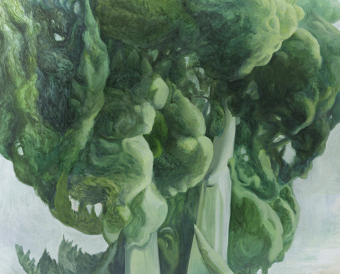 나무 , oil on canvas , 181.2x227.3cm, 2015