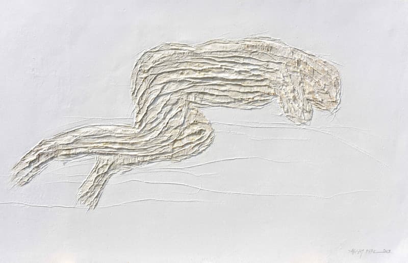 박동삼_untitled, Hanji_122x72cm_2019