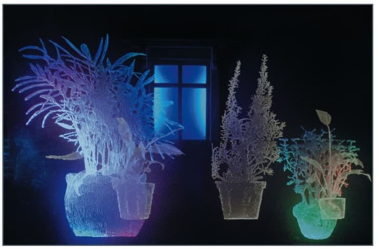 화분Ⅰ, 90×60×8cm, LED, 아크릴, 아크릴릭, 에폭시, 2016