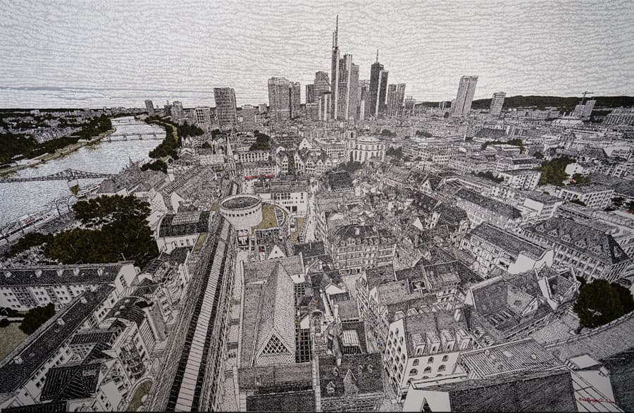 Seeing, Oil on Canvas, 2021. 227 X 145.7cm