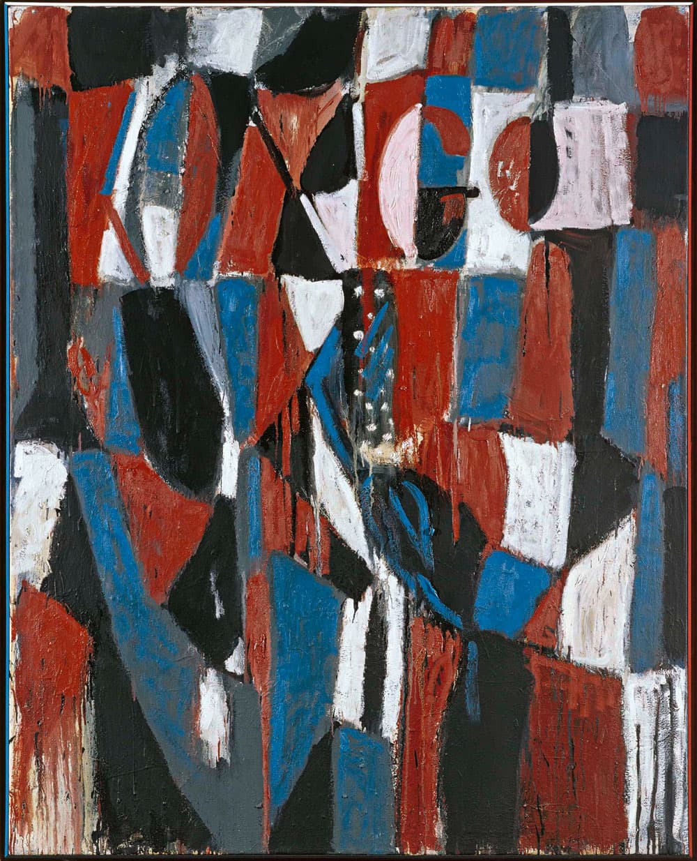ML 390/A "Untitled (Kongo - korrektur des Konstruktivismus), 1981, 162 x 130 cm  “© The Artist. Courtesy Michael Werner Gallery, New York and London”