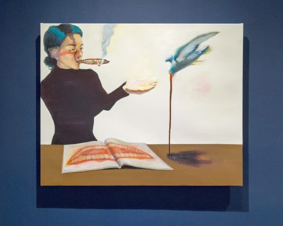 김윤아 <A bird without head> _Oil on canvas_ 91×72.7cm_2014