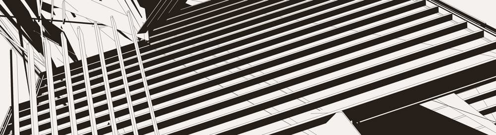 김용관 Kim, yongkwan 폐기된 풍경  (Obsolete Landscape)  벽면에 커팅된 시트지 부착, 1041x285cm, 2015