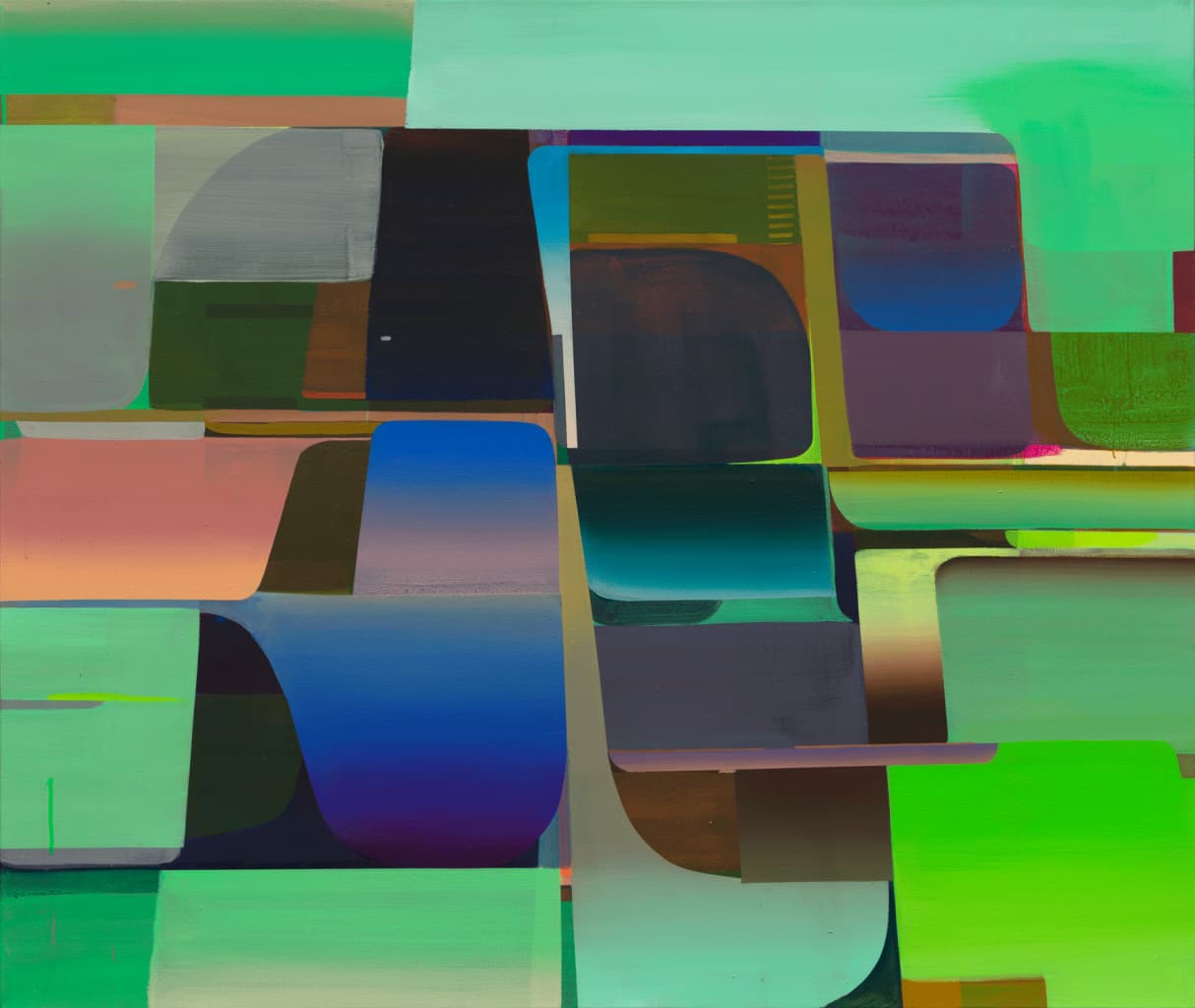 성낙희, Sequence 1, 2019, Acrylic on canvas, 110×130 cm