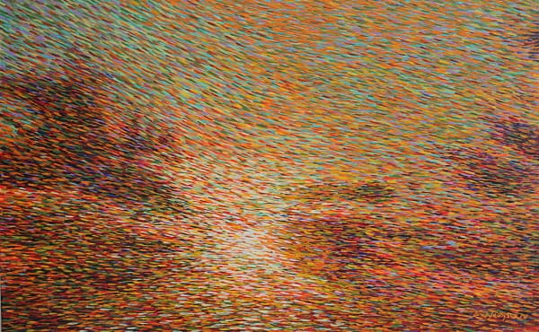 Afterimage(잔상),Acrylic on canvas,44.9x72.8cm,2014