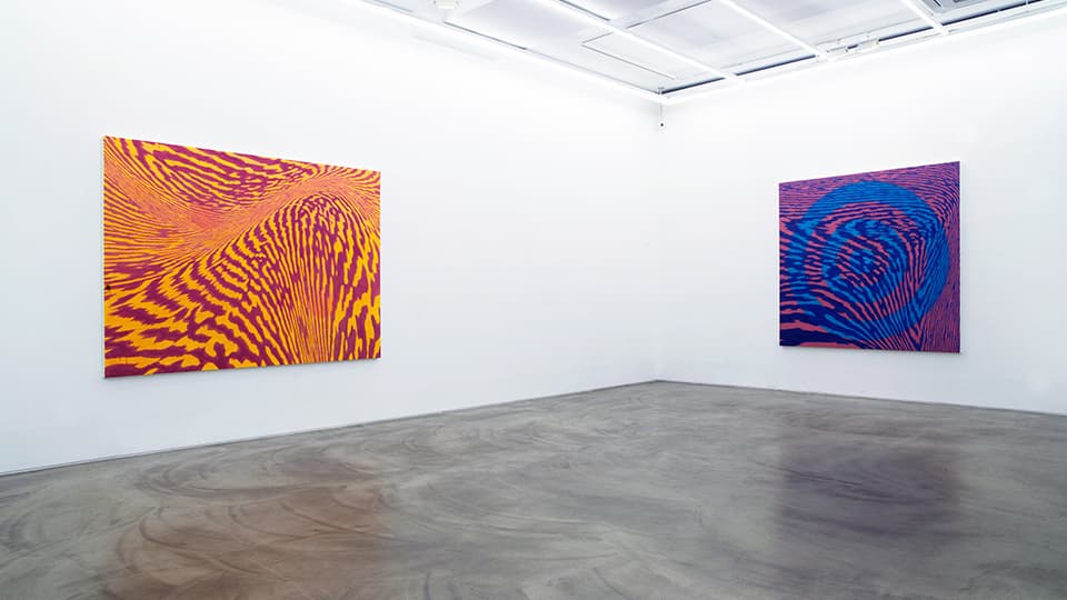 Installation view of Light of Lightness, Gallery Simon, 2018