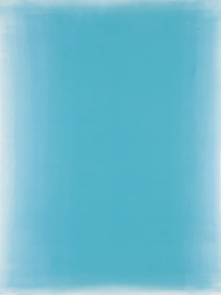 김택상 Breathing light-Turquoise,water, acrylic, mattvarnish on canvas, 162x123cm,2016