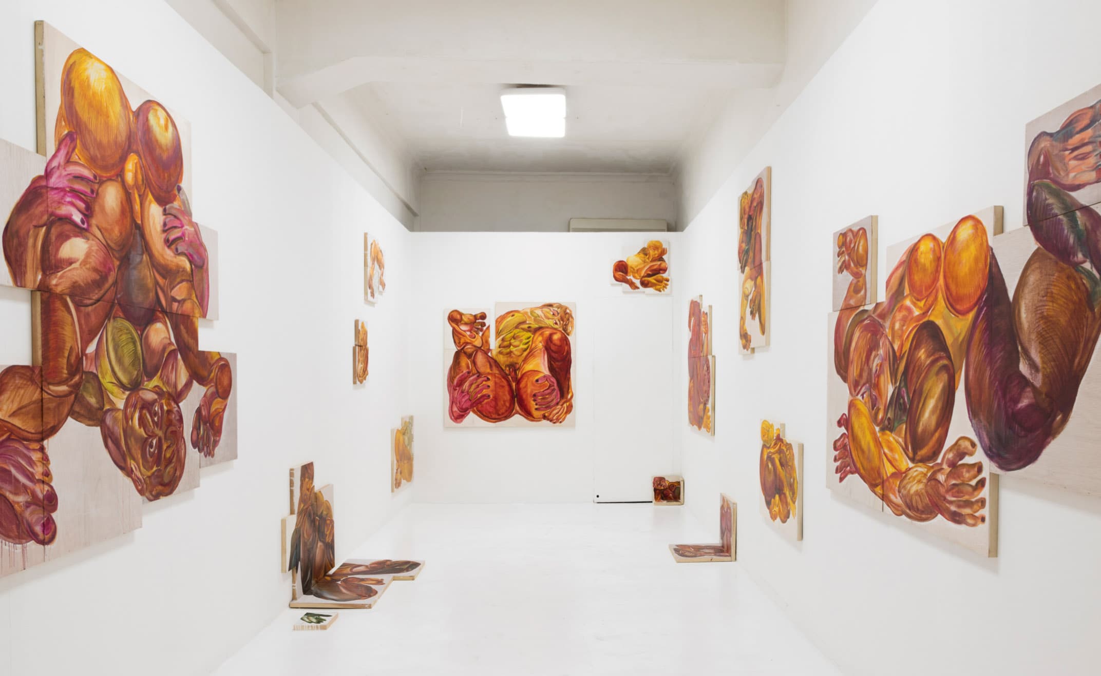 <Bulging Scenery-불거지는 풍경> 전시전경, 공간형, 2019