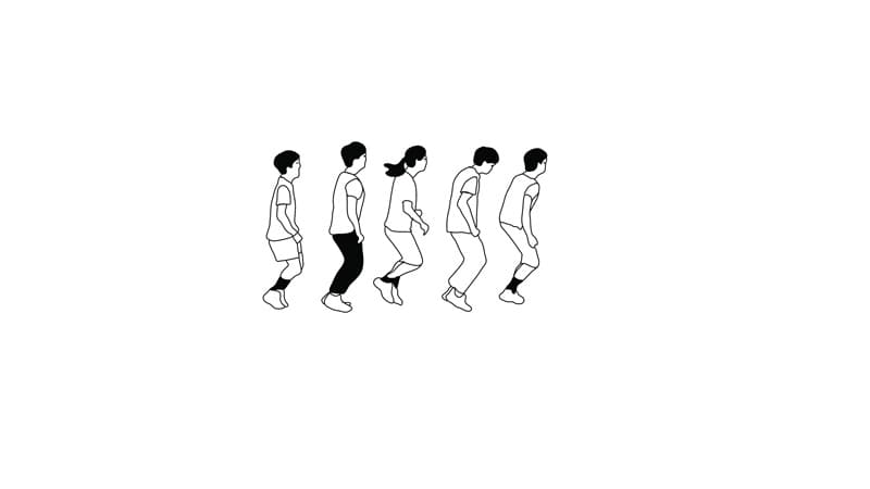 손선경, Jumpings_looped animation_HD video_2016