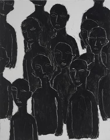 강경구, 悲歌 2, 2016, 캔버스에 아크릴릭, 116.7x91cm
