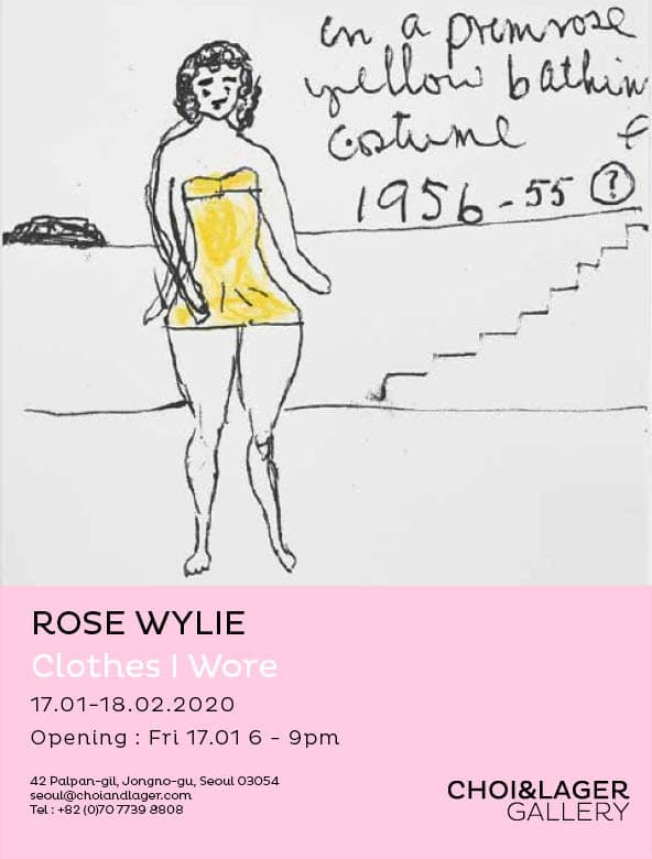ROSE WYLIE : CLOTHES I WORE 1