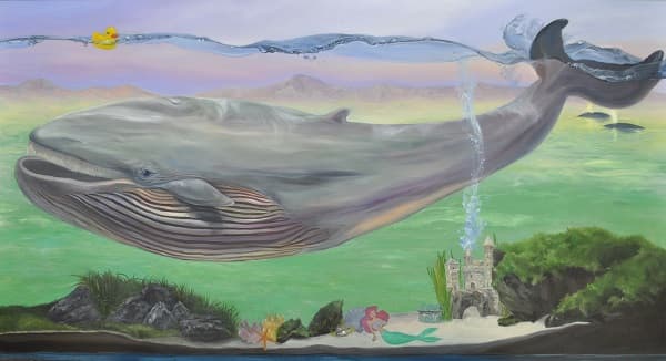 <18살까지의 나>, 캔버스에 유채, 225x122cm, 2016