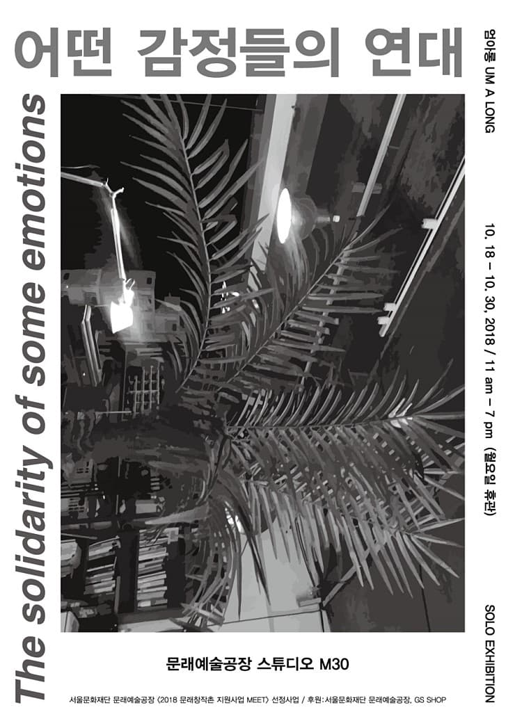 엄아롱 개인전 : 어떤 감정들의 연대 UM ALONG : The solidarity of some emotions 1