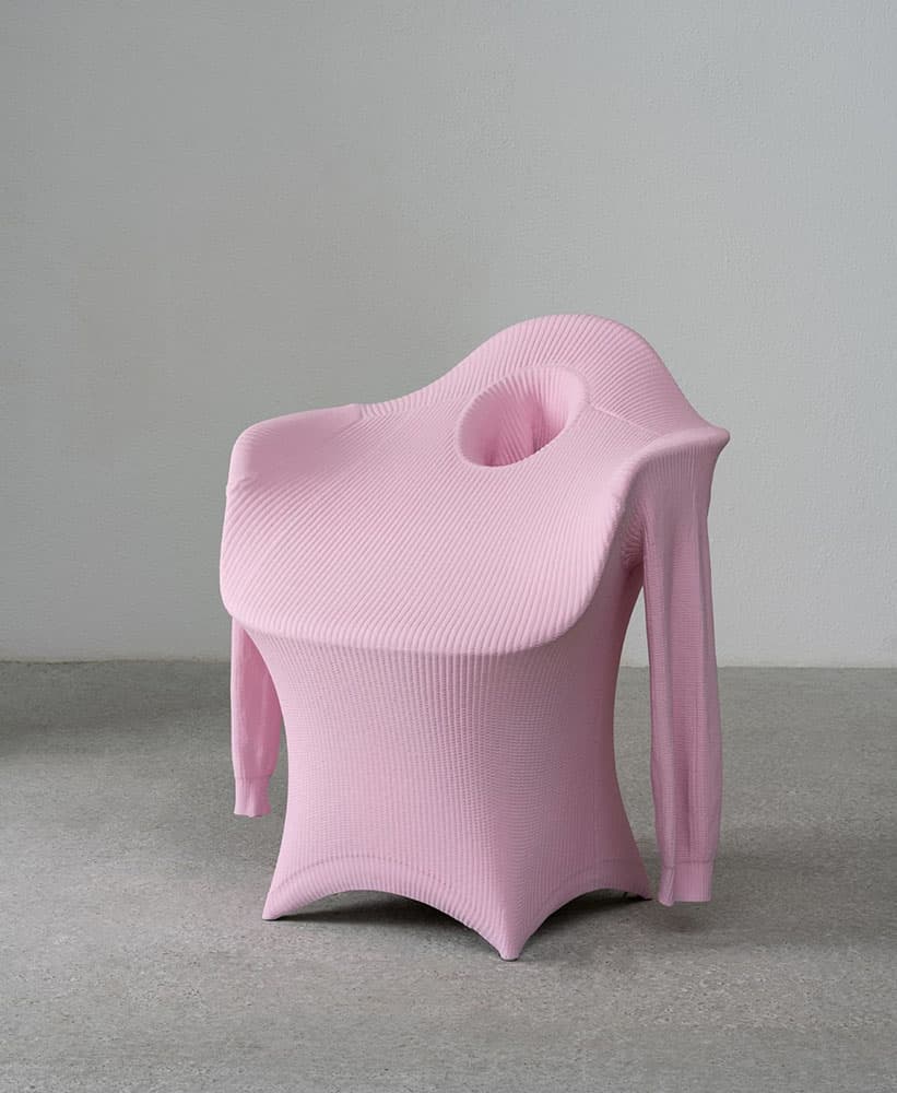 ERWIN WURM Eames, 2022 Aluminum, paint 30.51 x 27.17 x 24.41 inches 77.5 x 69 x 62 cm