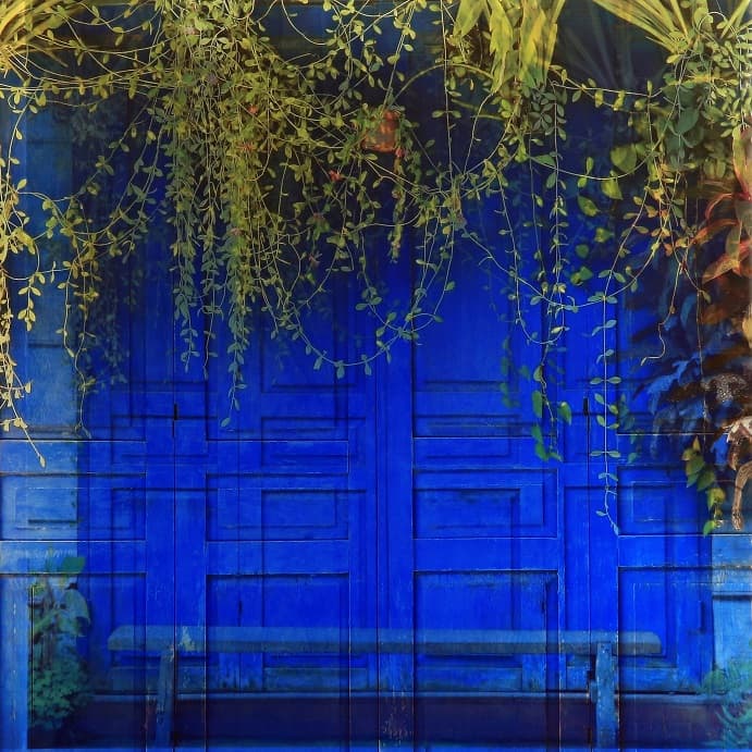 허미회, Entre-deux 70x70x9.5cm Mixed Media 2016