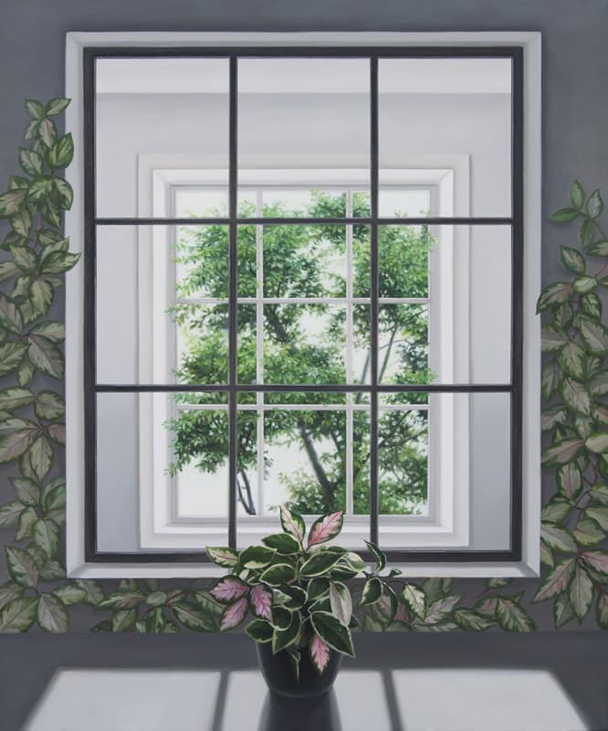 남지은, Outside landscape9, 2020, Oil on canvas, 72.2x60.6cm